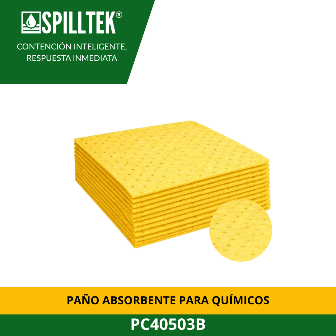 PAÑO ABSORBENTE PARA QUÍMICOS PC40503B SPILLTEK