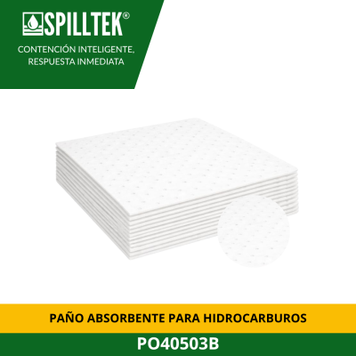 PAÑO ABSORBENTE PARA HIDROCARBUROS PO40503B SPILLTEK