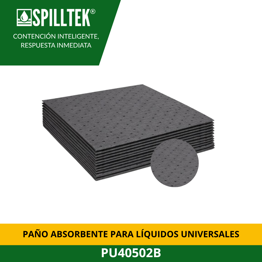 PAÑO ABSORBENTE PARA LÍQUIDOS UNIVERSALES PU40502B SPILLTEK