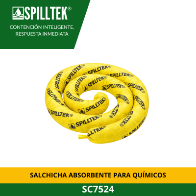 SALCHICHA ABSORBENTE PARA QUÍMICOS SC7524 SPILLTEK