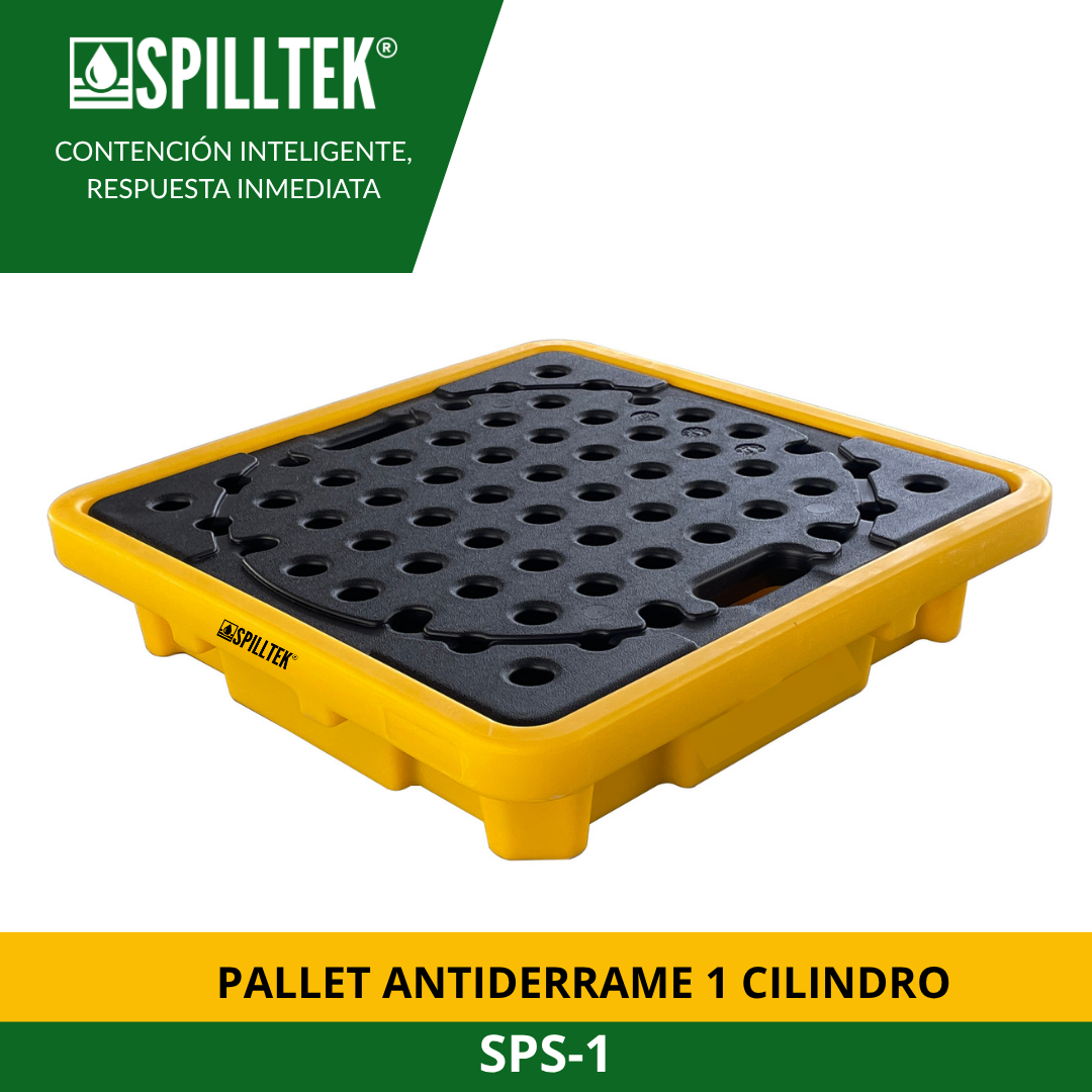 PALLET ANTIDERRAME 1 CILINDRO SPS-1 SPILLTEK - Imagen 7