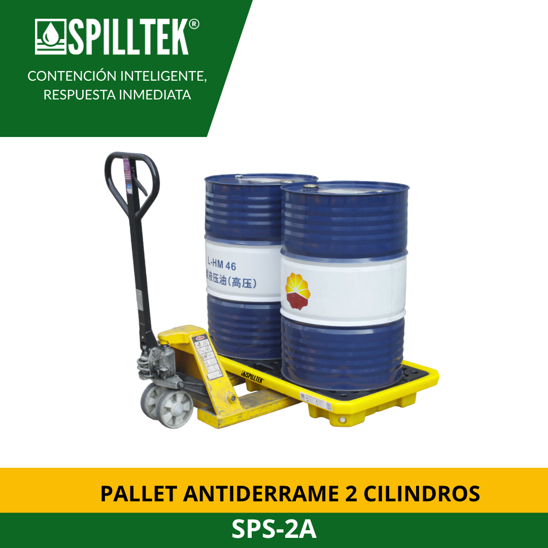 PALLET ANTIDERRAME 2 CILINDROS SPS-2A SPILLTEK