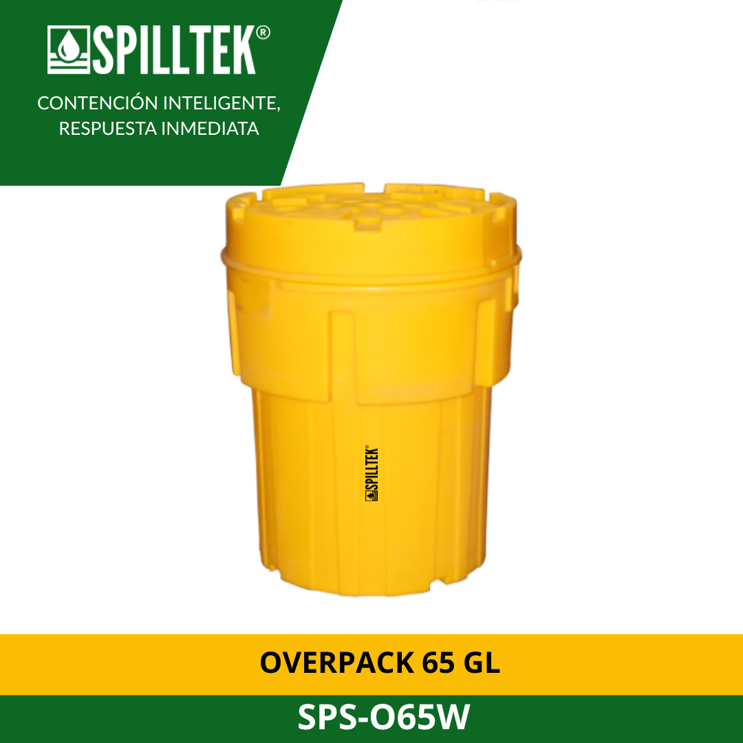 OVERPACK 65 GL CON RUEDAS SPS-O65W SPILLTEK - Imagen 2
